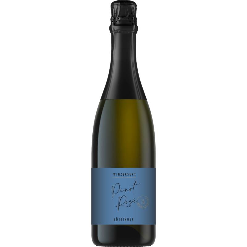 Bötzinger Pinot Rosé Sekt, Trocken, Baden, Baden, 2022, Schaumwein von Bötzinger eG, Hauptstraße 13 79268 Bötzingen DE