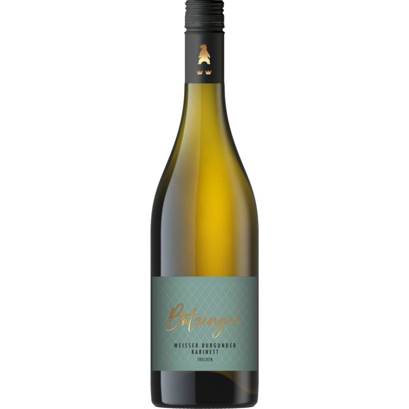 Bötzinger Weißer Burgunder Kabinett, Trocken, Baden, Baden, 2023, Weißwein von Bötzinger eG, Hauptstraße 13 79268 Bötzingen DE