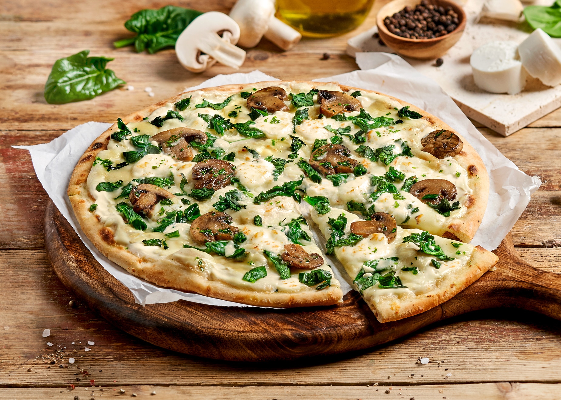 BIO Schiacciata Spinaci e Funghi Grigliati BIO Schiacciata Spinaci e Funghi Grigliati von Bofrost