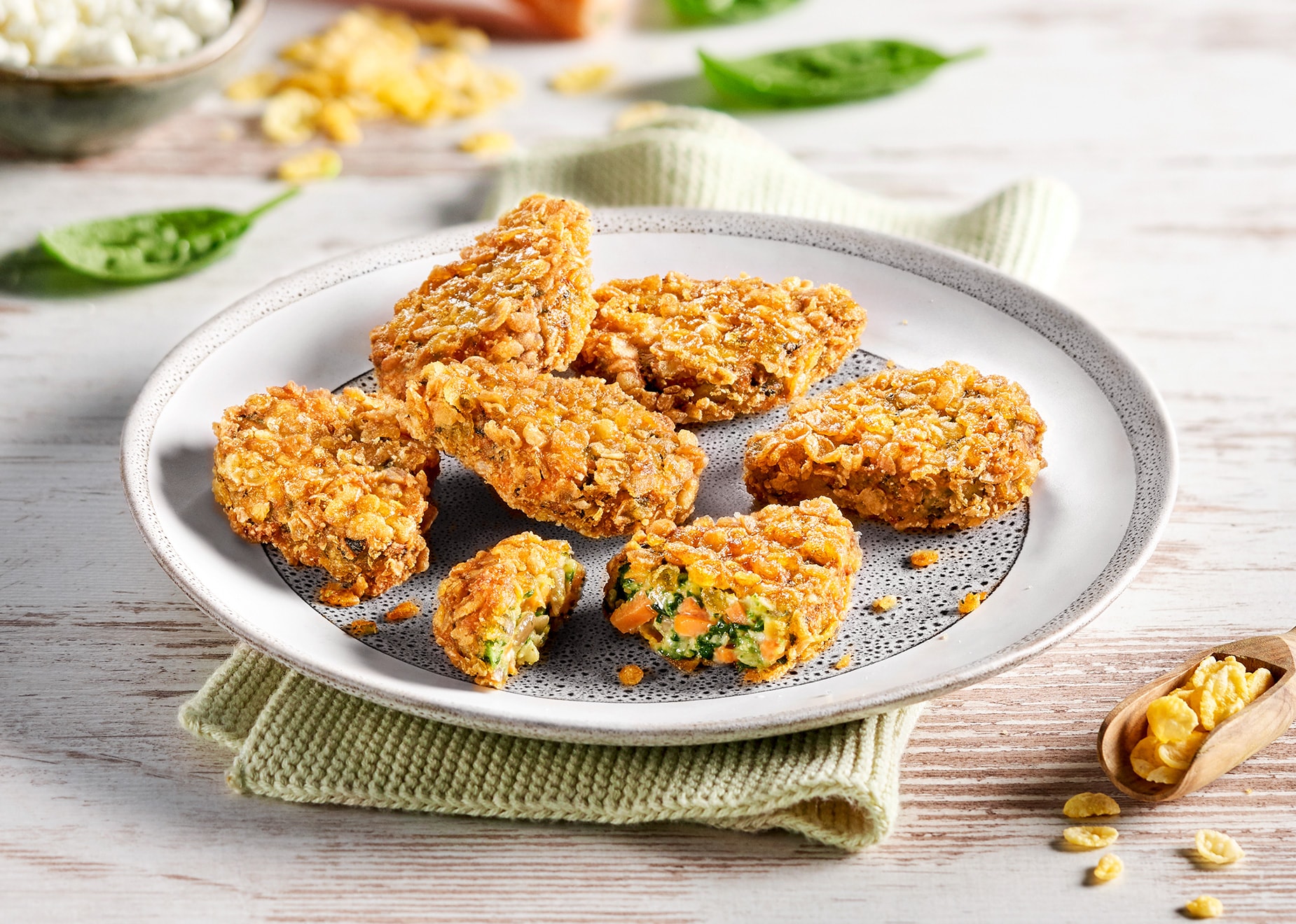 Crunchy Nuggets „Karotte-Spinat“ von Bofrost