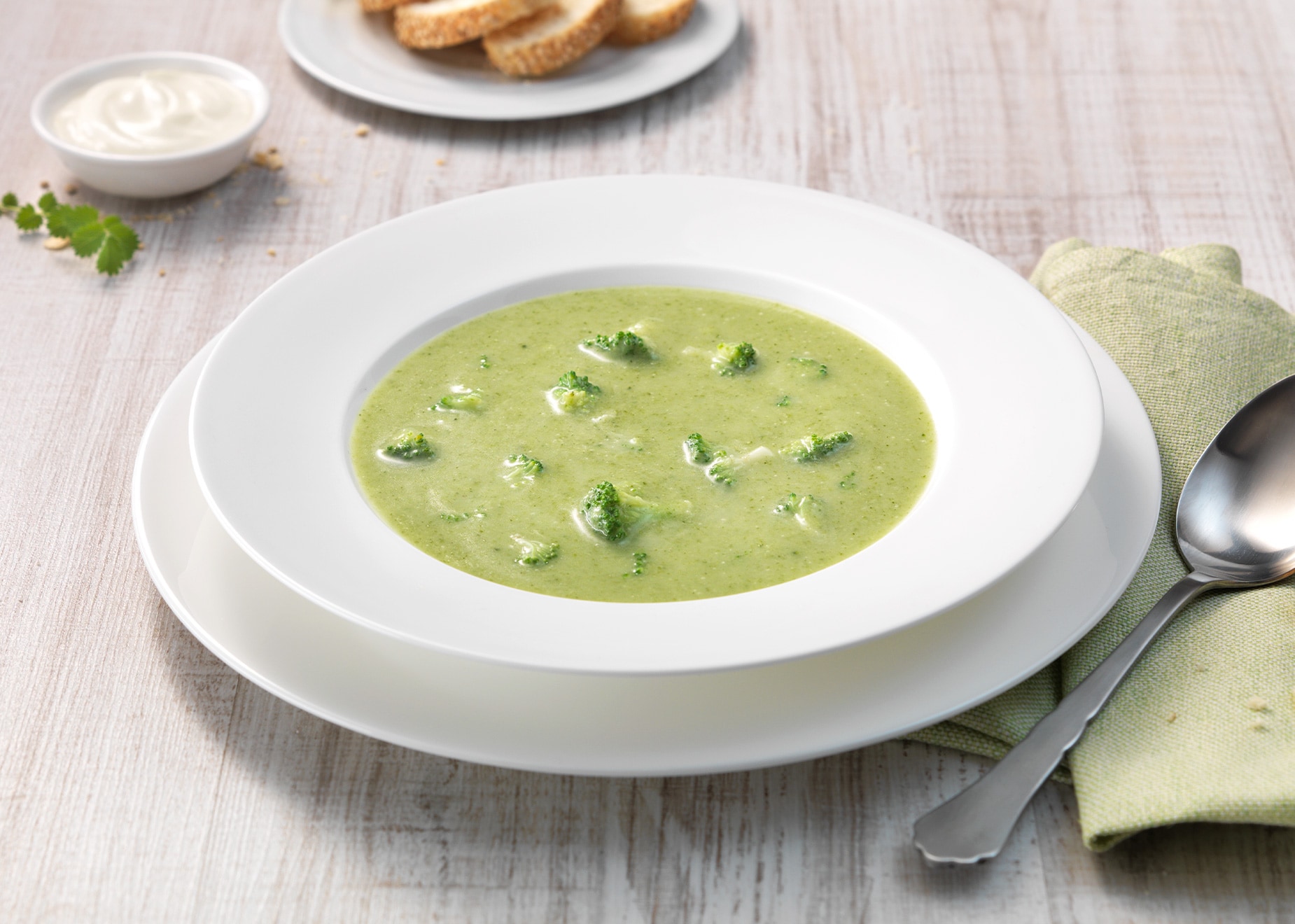 Feine Broccoli-Cremesuppe Feine Broccoli-Cremesuppe von Bofrost
