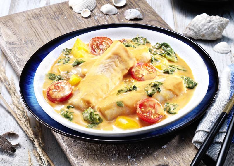 Fisch-Filetinis in Paprika-Sahnesauce von Bofrost