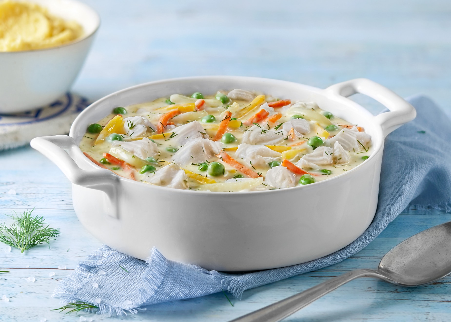 Fischtopf mit buntem Gemüse Fischtopf mit buntem Gemüse von Bofrost