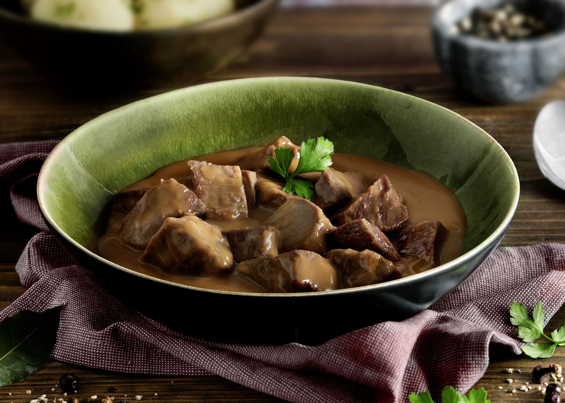 Hirschgulasch in Wildsoße Hirschgulasch in Wildsoße von Bofrost