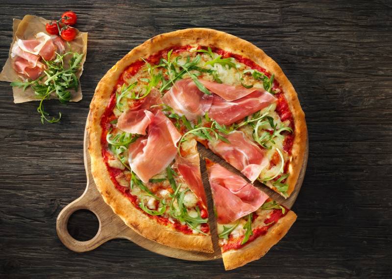 La Pizza grande rucola con prosciutto Ø 29 cm von La Pizza