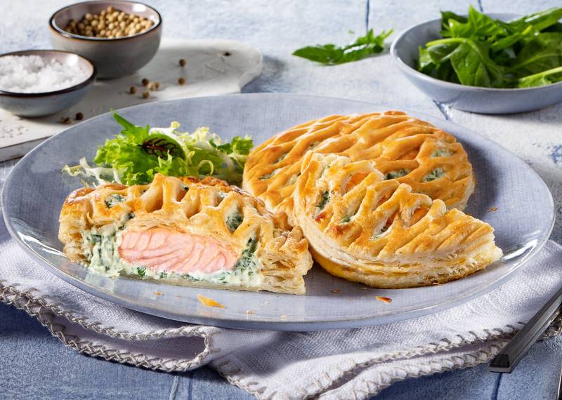 Lachsfilet im Blätterteig von Bofrost