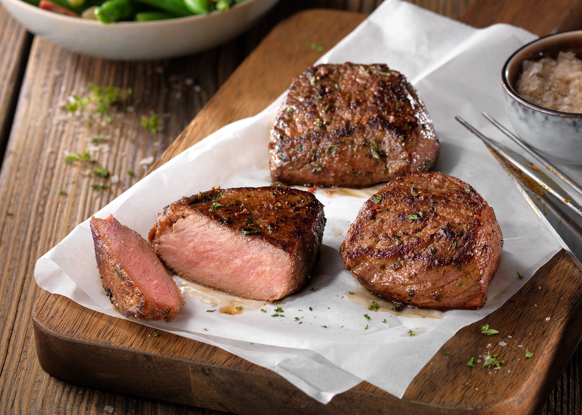 Mini-Rumpsteaks, mariniert Mini-Rumpsteaks, mariniert von Bofrost