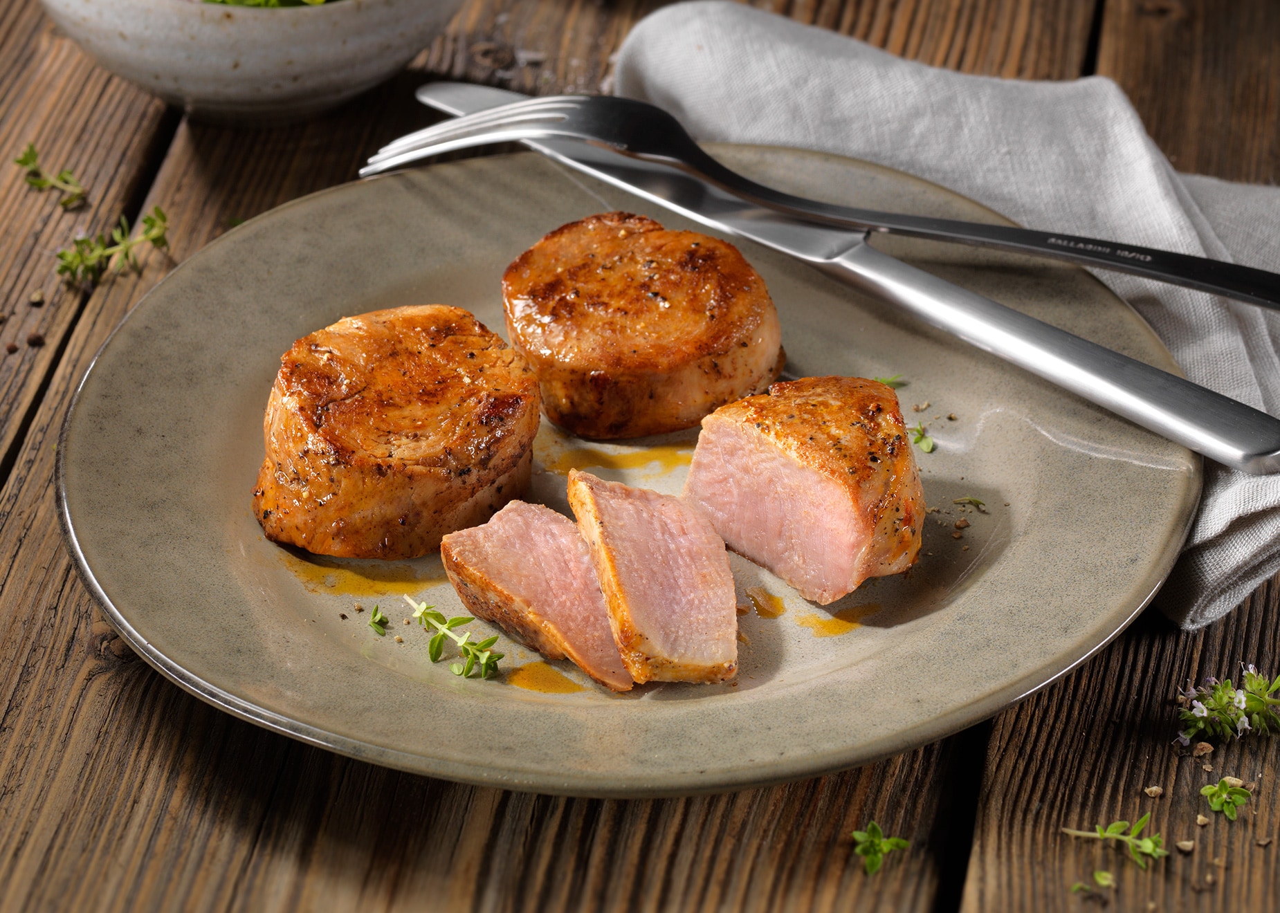 Schweinefilet-Medaillons, mariniert Schweinefilet-Medaillons, mariniert von Bofrost