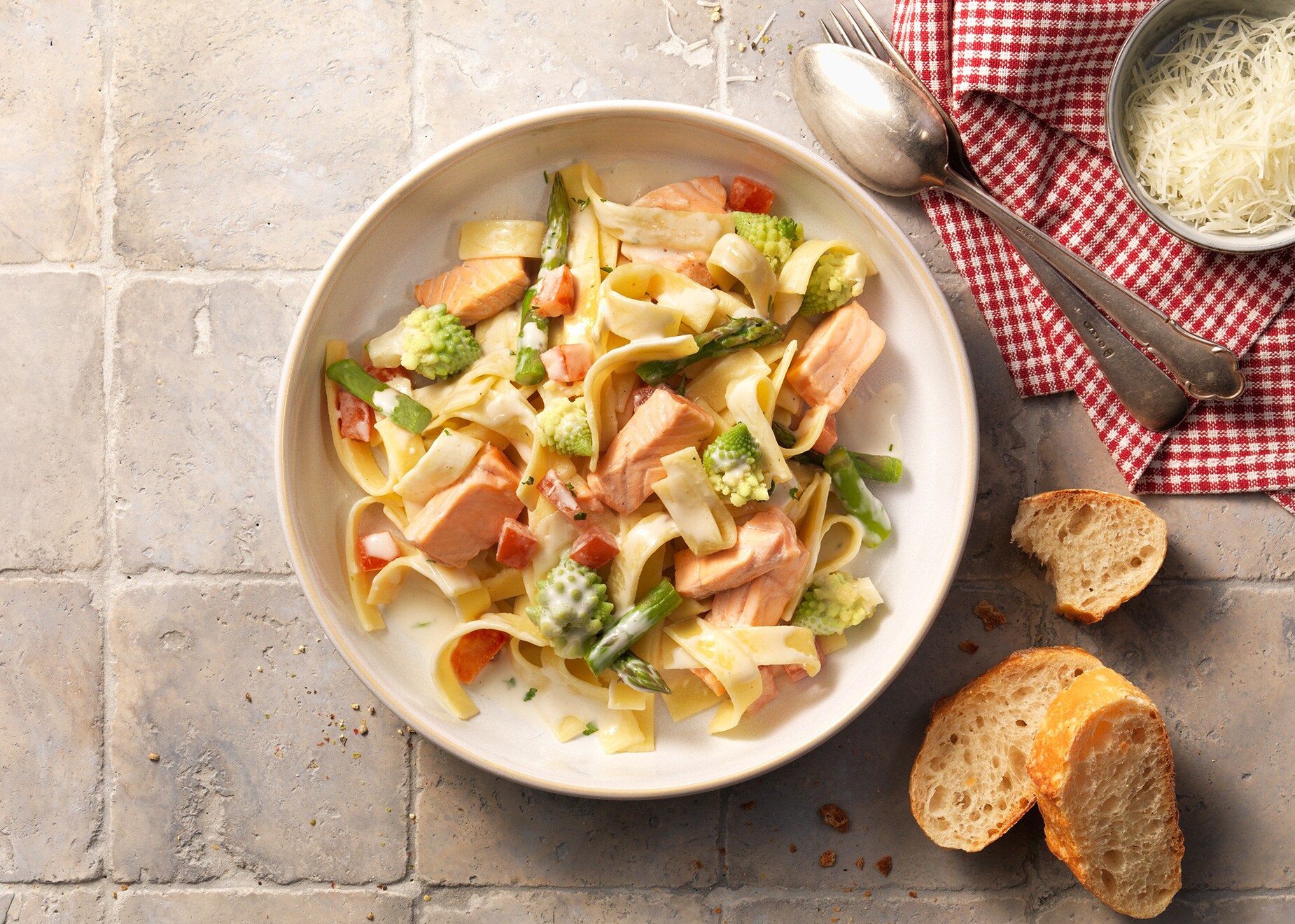 Tagliatelle mit Lachs Tagliatelle mit Lachs von Bofrost