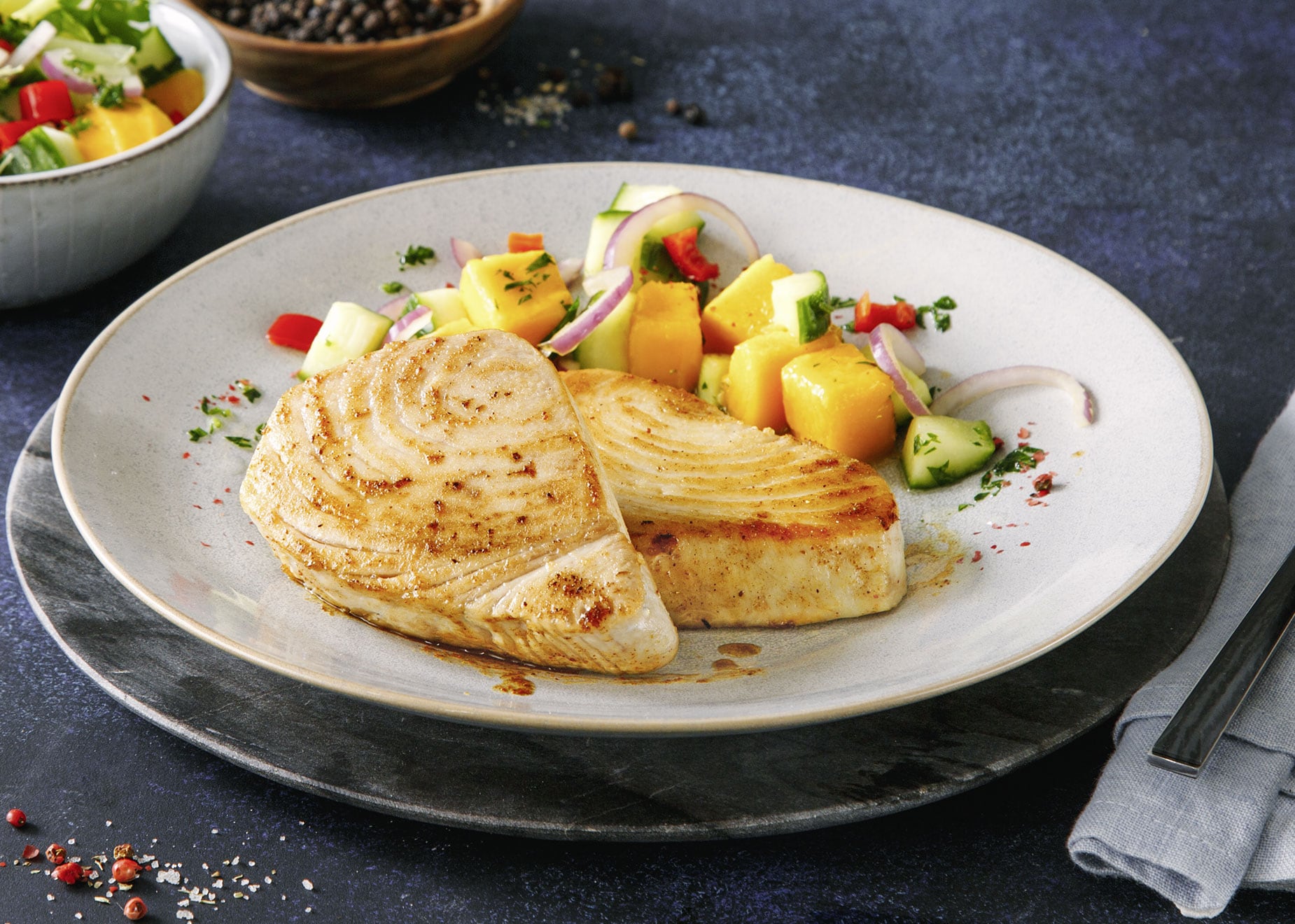 Weiße Thunfischsteaks, naturbelassen von Bofrost