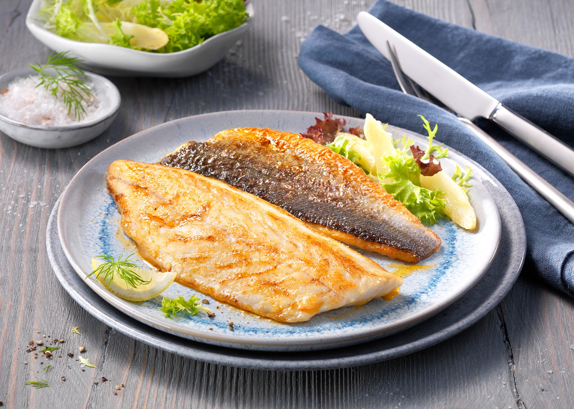 Wolfsbarschfilets, mit Haut Wolfsbarschfilets, mit Haut von Bofrost