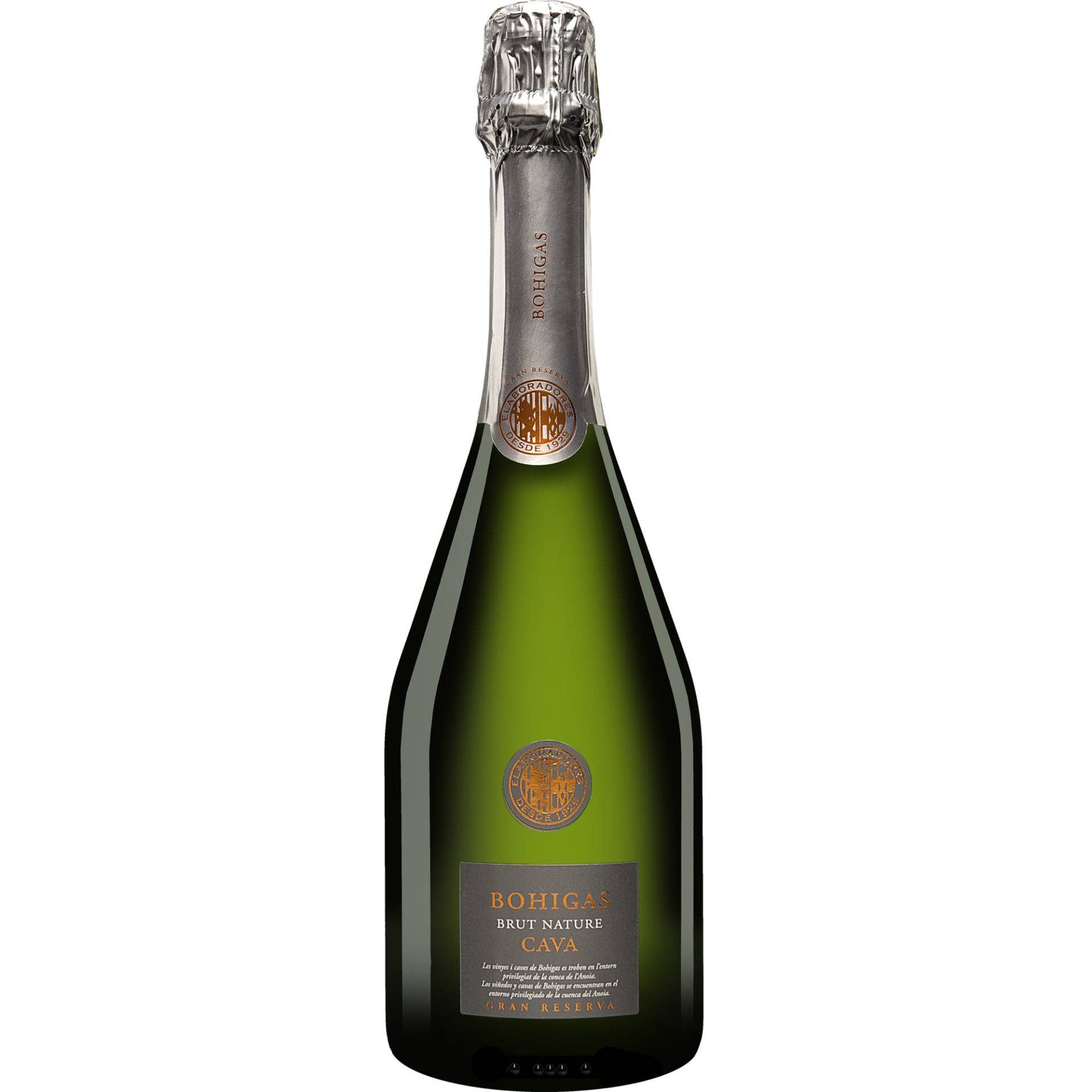 Bohigas Cava Gran Reserva Brut Nature 0.75L 12% Vol. Sehr Trocken aus Spanien Bohigas Cava Gran Reserva Brut Nature 0.75L 12% Vol. Sehr Trocken aus Spanien von Bohigas
