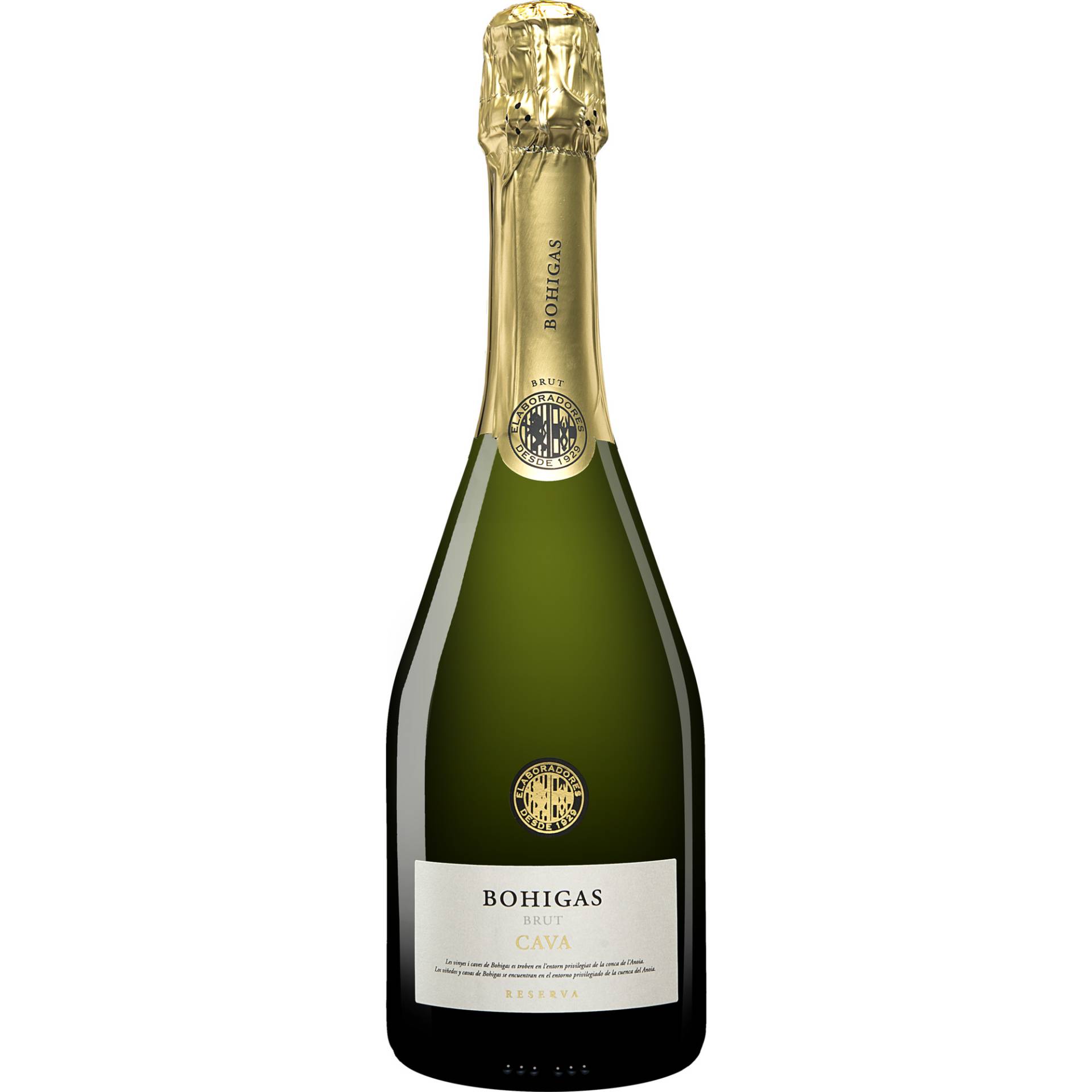 Bohigas Cava Reserva Brut  0.75L 12% Vol. Trocken aus Spanien von Bohigas