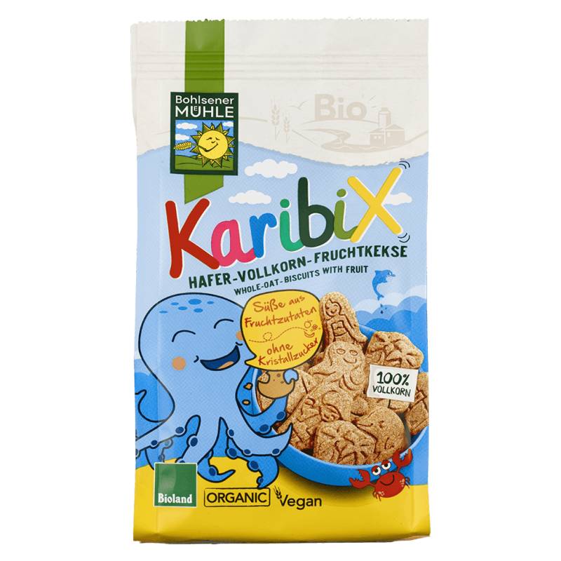 Bio Karibix Hafer Vollkorn Fruchtkekse von Bohlsener Mühle