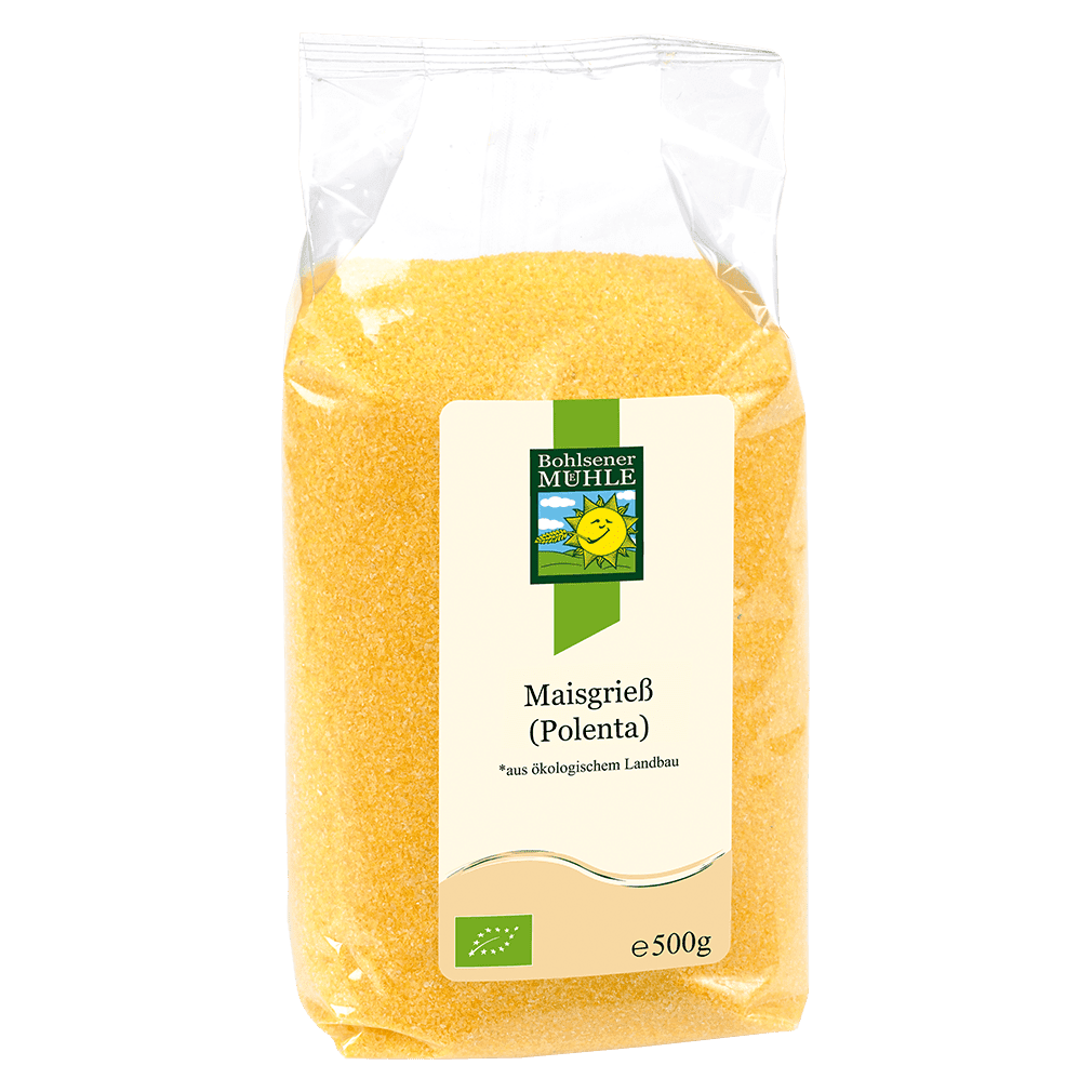 Bio Maisgrieß Polenta von Bohlsener Mühle