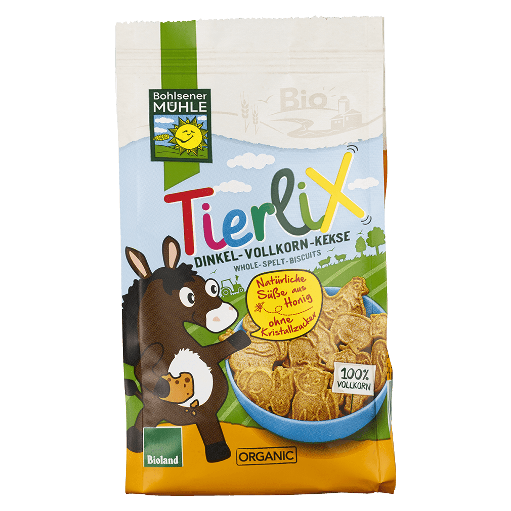 Bio TierliX Dinkelkekse Bio TierliX Dinkelkekse von Bohlsener Mühle