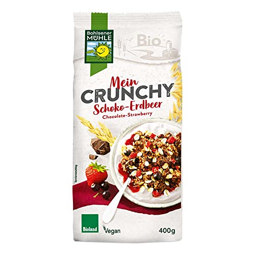 Bohlsener Mein Crunchy, Schoko-Erdbeer, 400g (2x400g) von Bohlsener Mühle