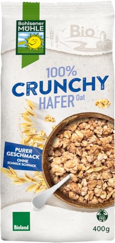 Bohlsener Mühle Bio 100% Hafer Crunchy (2 x 400 gr) von Bohlsener Mühle