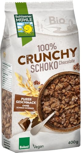 Bohlsener Mühle Bio 100% Schoko Crunchy (6 x 400 gr) von Bohlsener Mühle