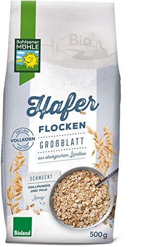 Bohlsener Mühle Bio Haferflocken, Großblatt (2 x 500 gr) von Bohlsener Mühle