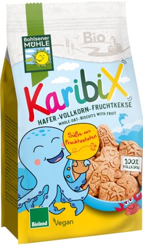 Karibix Hafer-Vollkorn-Fruchtkekse 6 x 125 gr von Bohlsener Mühle