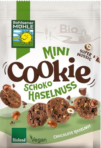 Bohlsener Mühle Bio Mini Cookie Schoko Haselnuss (2 x 125 gr) von Bohlsener Mühle