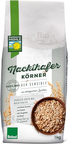 Bohlsener Mühle Bio Nackthafer (1 x 1 kg) von Bohlsener Mühle