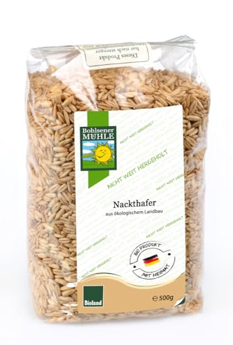 Bohlsener Mühle Bio Nackthafer (1 x 500 gr) von Bohlsener Mühle