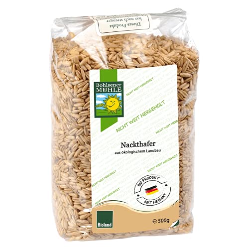 Bohlsener Mühle Bio Nackthafer aus Deutschland, 500g von Bohlsener Mühle