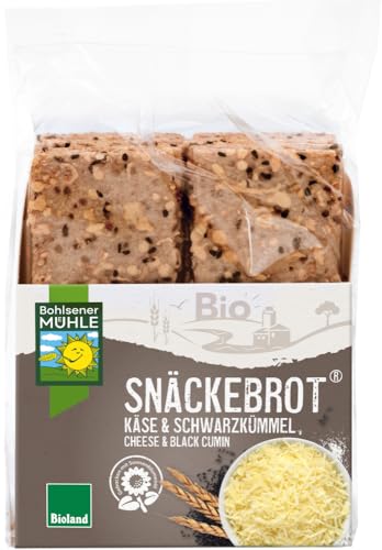Snäckebrot Käse & Schwarzkümmel 6 x 200 gr von Bohlsener Mühle