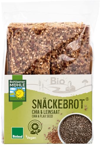 Snäckebrot Chia & Leinsaat 6 x 200 gr von Bohlsener Mühle