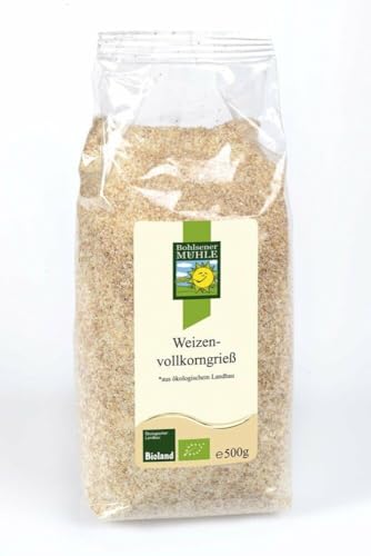 Bohlsener Mühle Bio Weizenvollkorngrieß (2 x 500 gr) von Bohlsener Mühle