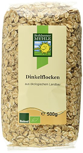 Bohlsener Mühle Dinkelflocken, 6er Pack (6 x 500 g ) - Bio von Bohlsener Mühle