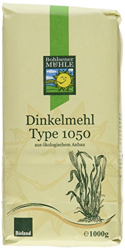 Bohlsener Mühle Dinkelmehl Typ 1050, 6er Pack (6 x 1000 g ) - Bio von Bohlsener Mühle