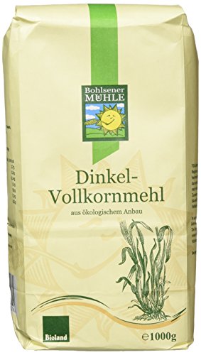 Bohlsener Mühle Dinkelvollkornmehl, 6er Pack (6 x 1000 g ) - Bio von Bohlsener Mühle