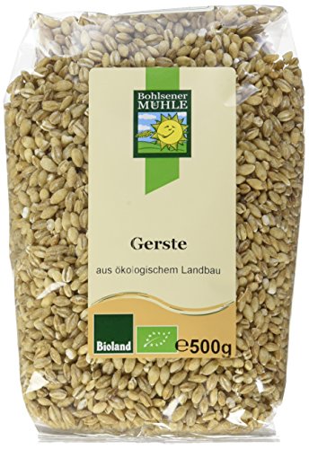 Bohlsener Mühle Gerste, geschält, 6er Pack (6 x 500 g ) - Bio von Bohlsener Mühle