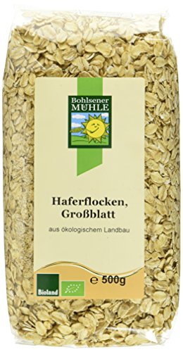 Bohlsener Mühle Haferflocken, Grossblatt, 10er Pack (10 x 500 g ) - Bio von Bohlsener Mühle