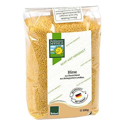 Bohlsener Mühle - Hirse aus Deutschland - 0,5 kg - 10er Pack von Bohlsener Mühle