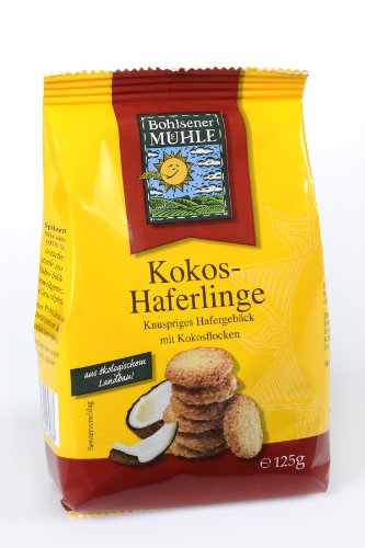 Bohlsener Mühle Kokos Haferlinge, 6er Pack (6 x 125 g ) - Bio von Bohlsener Mühle