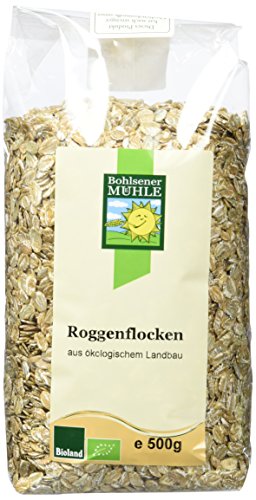 Bohlsener Mühle Roggenflocken, 6er Pack (6 x 500 g ) - Bio von Bohlsener Mühle