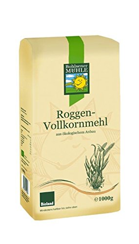 Bohlsener Mühle Roggenvollkornmehl 1er Pack (1 x 1000 g ) - Bio von Bohlsener Mühle