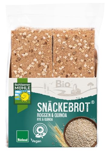 Bohlsener Mühle Snäckebrot - Roggen & Quinoa, 200g (12er Pack) von Bohlsener Mühle