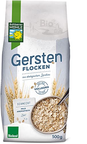 Gerstenflocken 12 x 500 gr Gerstenflocken 12 x 500 gr von Bohlsener Mühle