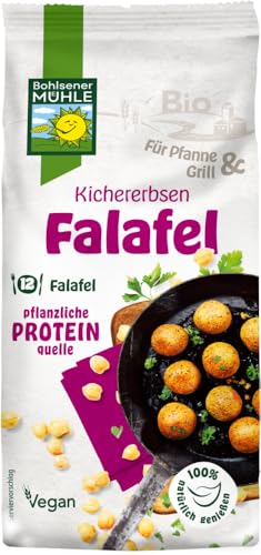 Kichererbsen Falafel 12 x 165 gr Kichererbsen Falafel 12 x 165 gr von Bohlsener Mühle