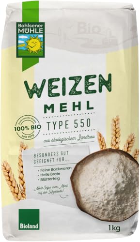 Weizenmehl Type 550 12 x 1 kg Weizenmehl Type 550 12 x 1 kg von Bohlsener Mühle