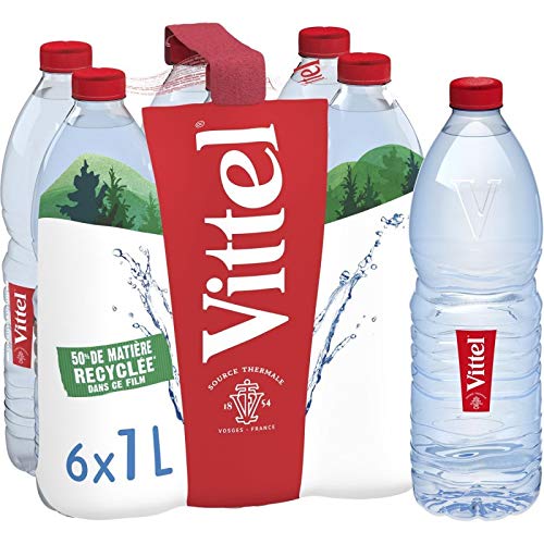 Vittel Natürliches Mineralwasser, 6 x 1 l, 1 Stück von Boissons