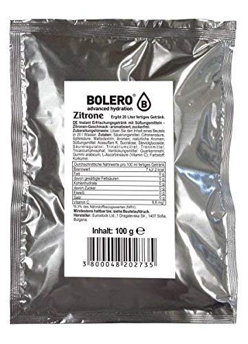 Bolero Drink - Eistee Zitrone mit Stevia - 88g Beutel von Bolero