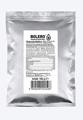 Bolero - Drinks 100g Beutel Elderflower (Holunder) von Bolero