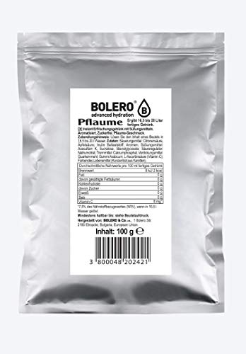 Bolero - Drinks 100g Beutel Plum (Pflaume) (2er Pack) von Bolero