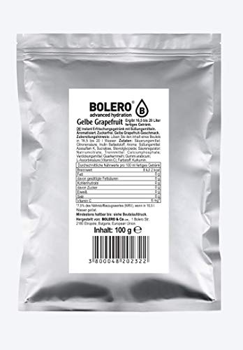 Bolero - Drinks 100g Beutel Yellow Grapefruit (2er Pack) von Bolero